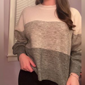 Tri-color Sweater